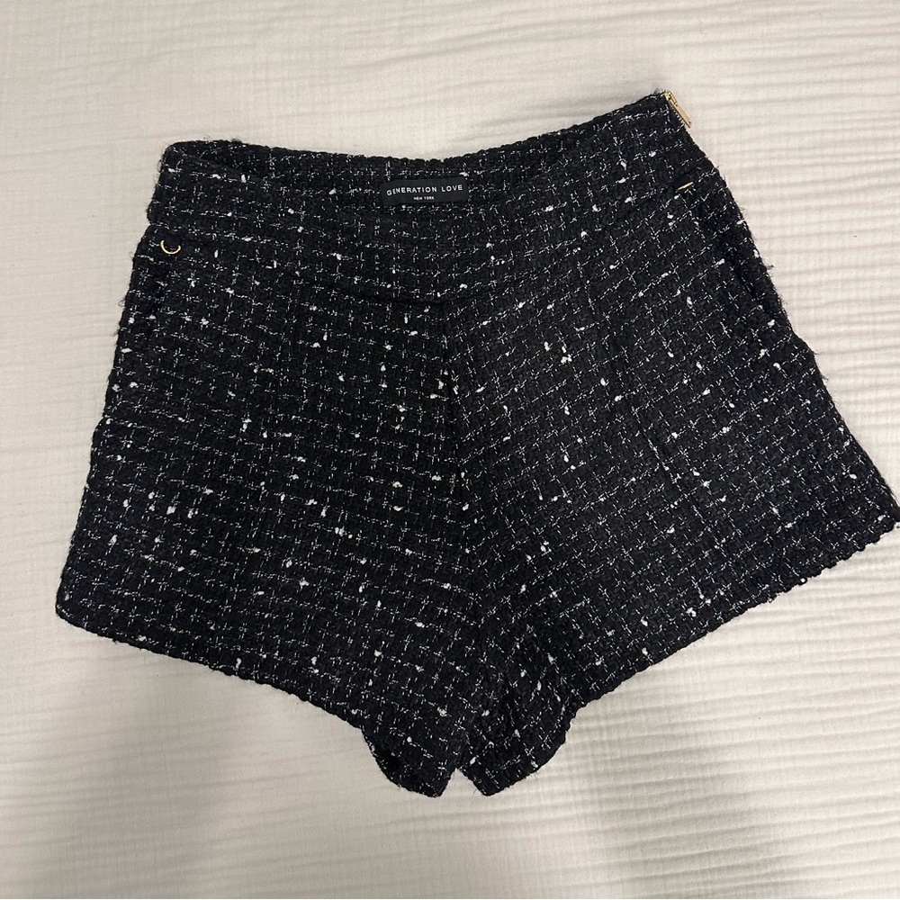 Generation Love Tweed Shorts NWOT